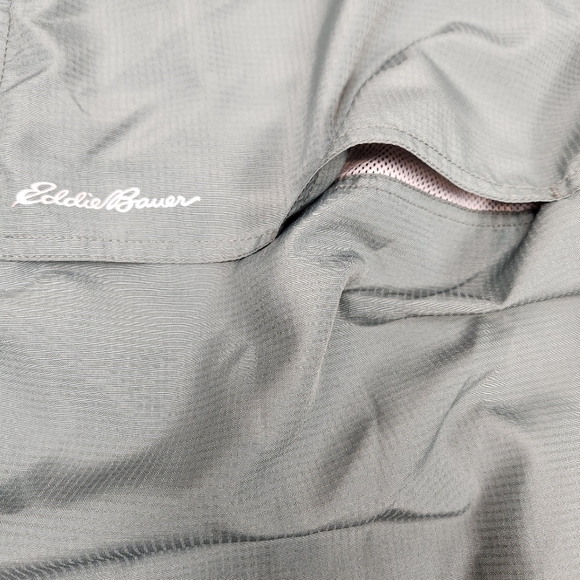 Eddie Bauer Tech Performance Short Sleeve Outdoor Fishing Vented Sage Green Hike - Picture 6 of 6